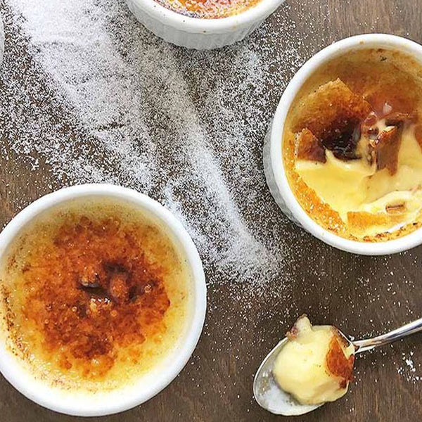 Lactose free Crème brûlée
