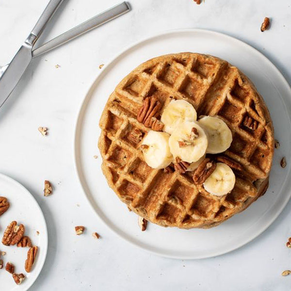 Gluten and lactose free healthy waffle
