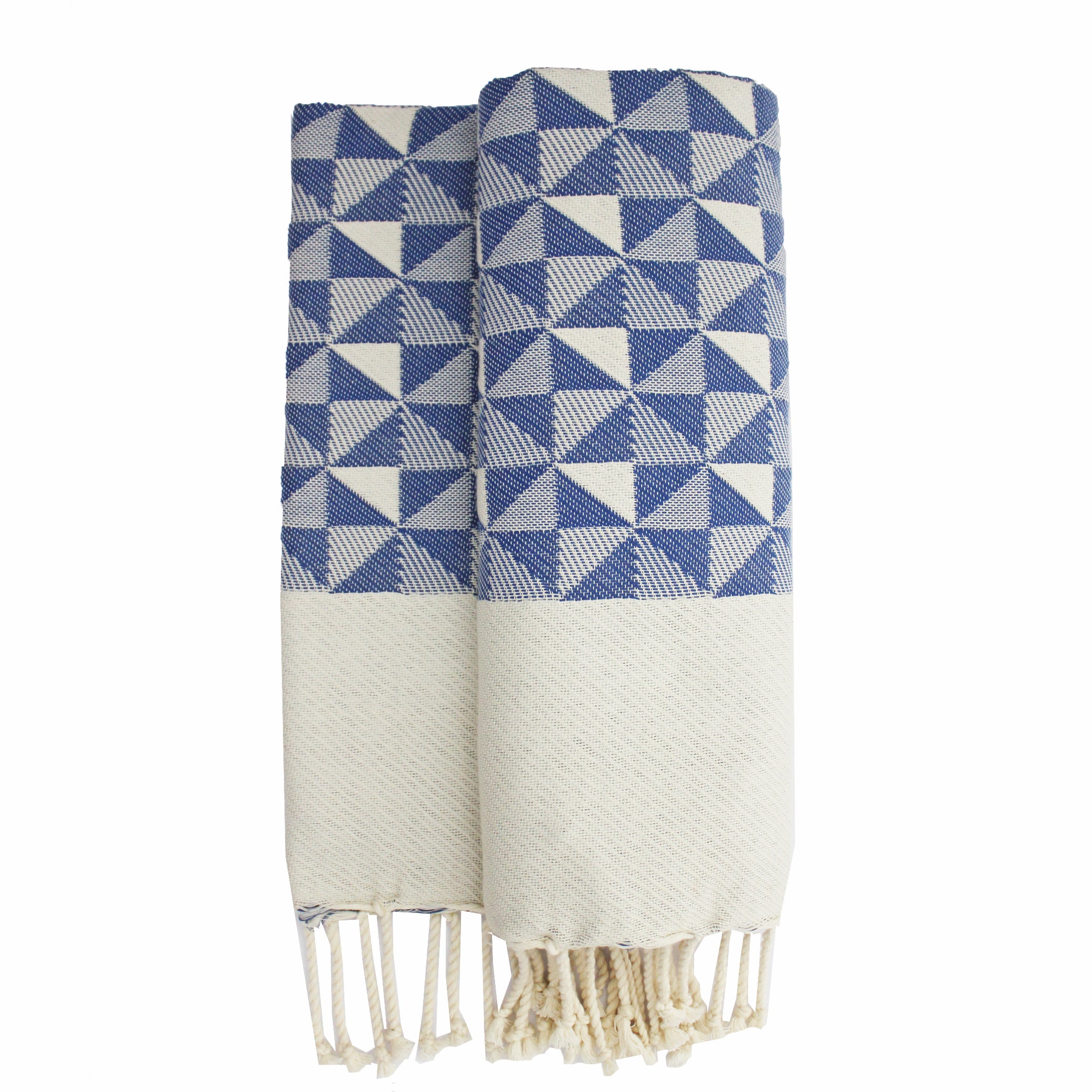 Elegance’s beach blue diamond fouta towel