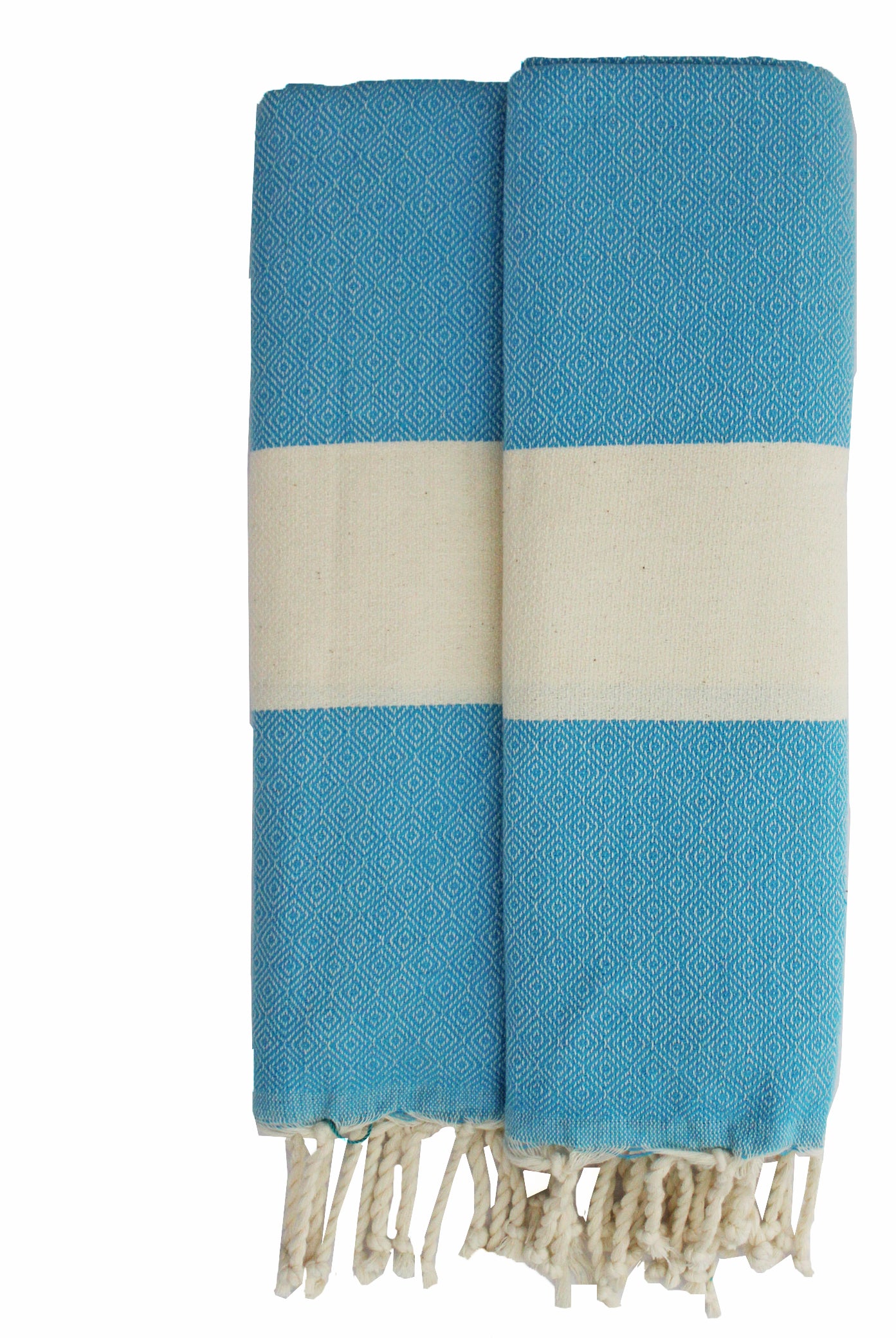 Elegance's blue beach fouta towel