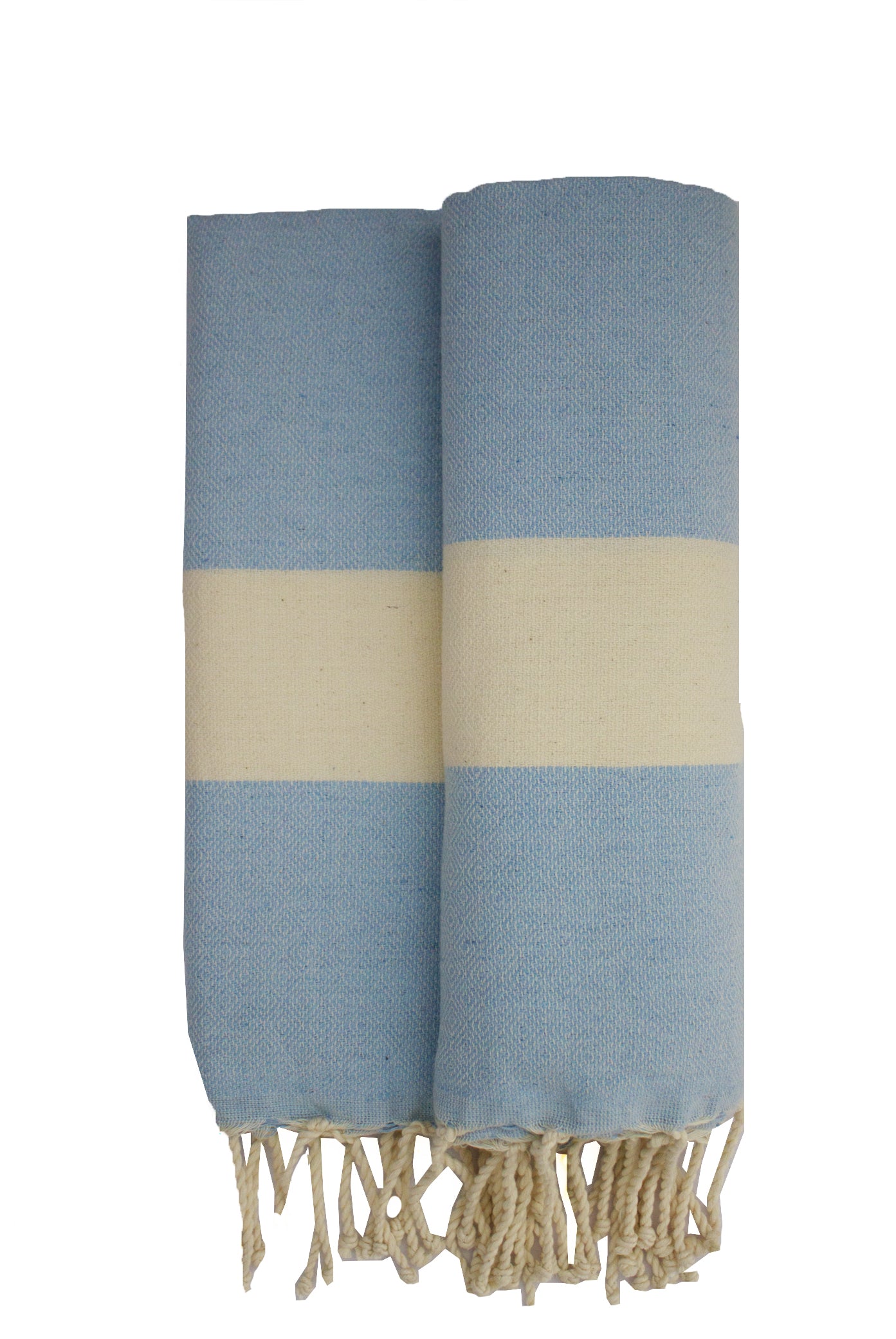 Elegance's blue beach fouta towel
