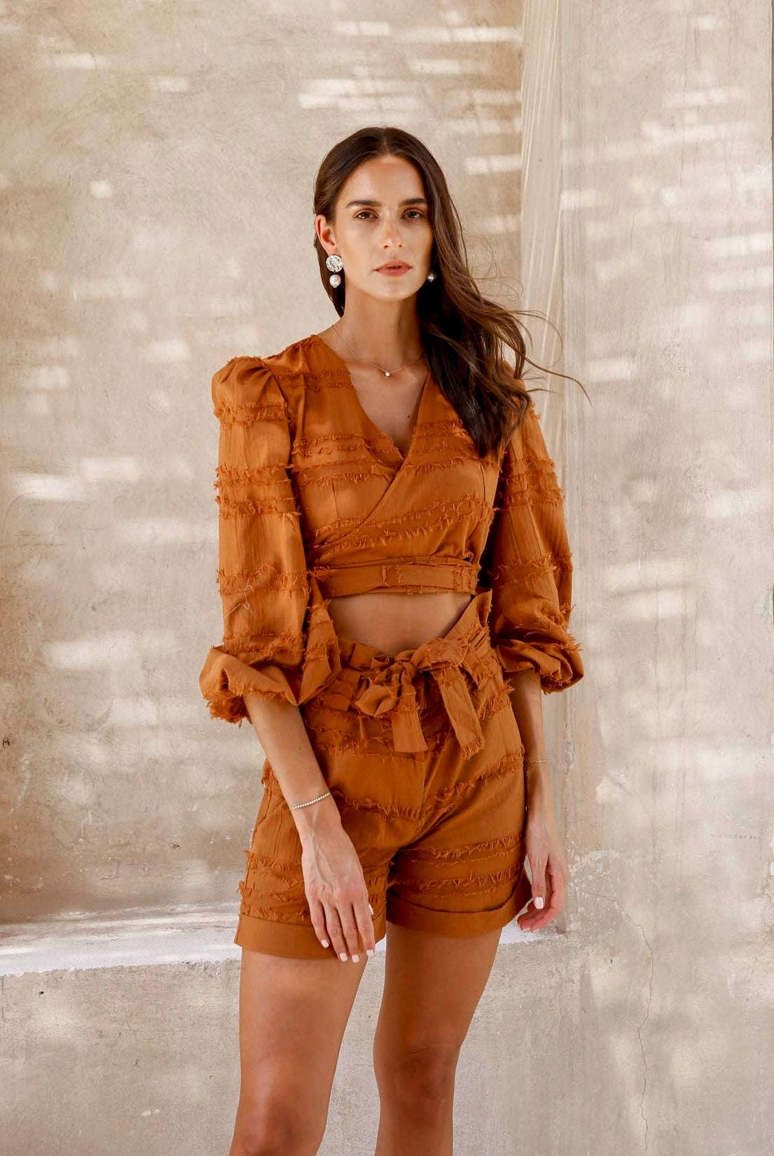 Elegances cotton summer beach top and short Dubai. UAE