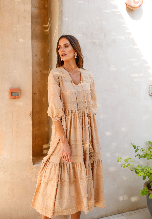 Elegance's boho beachwear dress Dubai