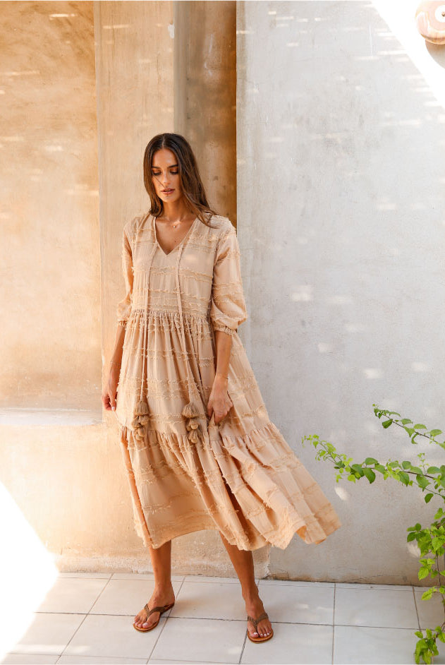 Elegance's boho beachwear dress Dubai