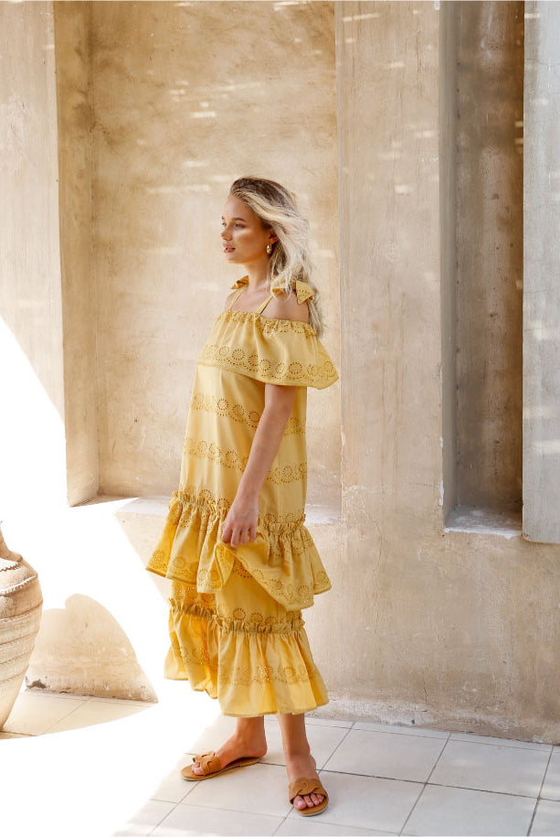 Elegances cotton summer dress online Dubai