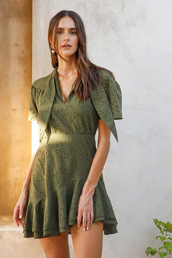 Elegances summer cotton dress dubai UAE shop BOUTIQUE