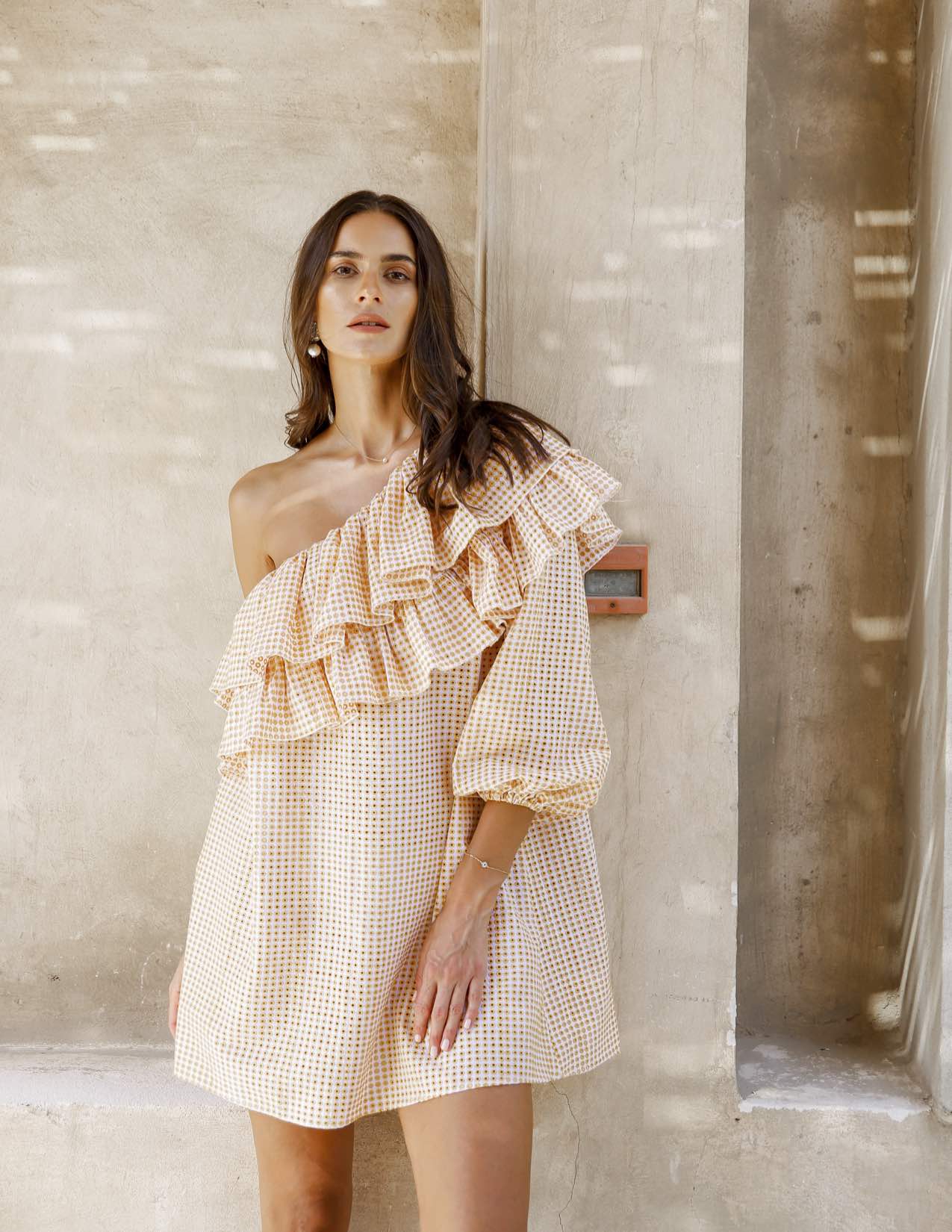 Elegance's summer cotton dress