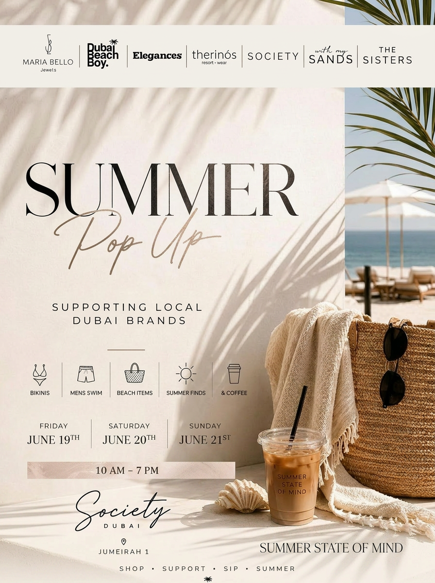 summer pop up local brand dubai june 2026