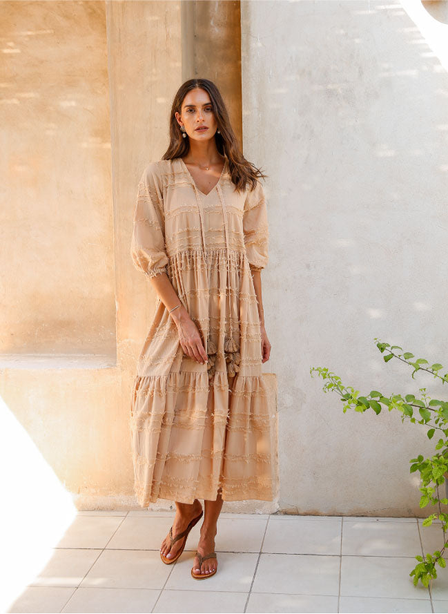 Elegance's boho beachwear dress Dubai 