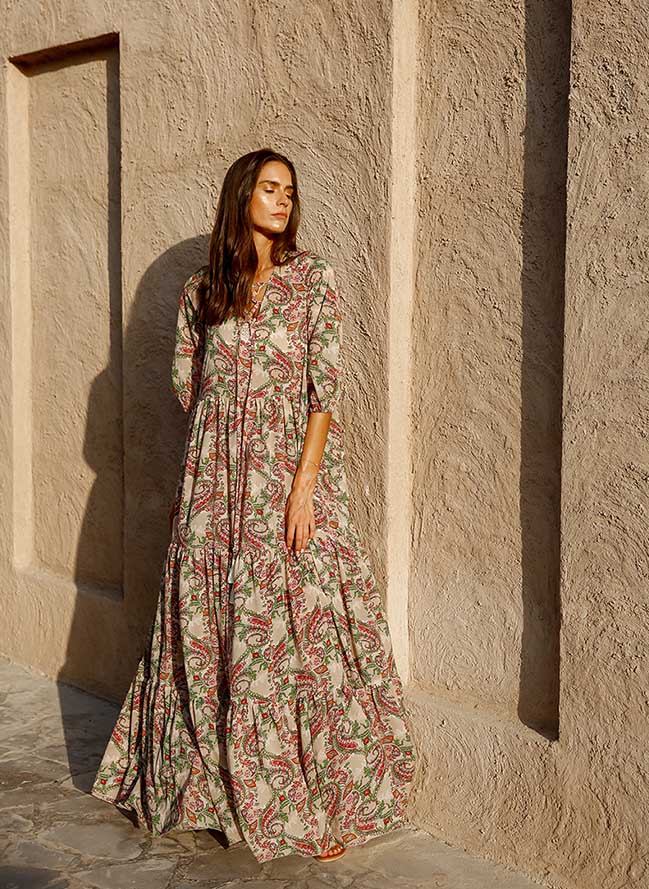 Elegances summer maxi dress dubai UAE Shop