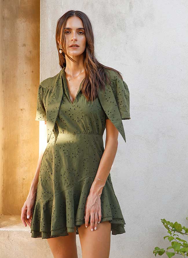 Elegances summer cotton dress dubai UAE shop BOUTIQUE
